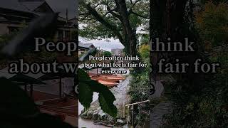 Why do Japanese people care about fairness?