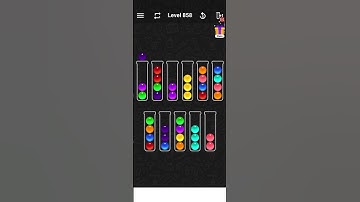 Level 858 of Ball Sort Color Puzzle
