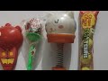 ASMR Most Popular Candys / some lots of colorful rainbow lollipop candy, unpacking red rose jellypop