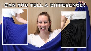 Handmade Pleats VS Professional Pleating