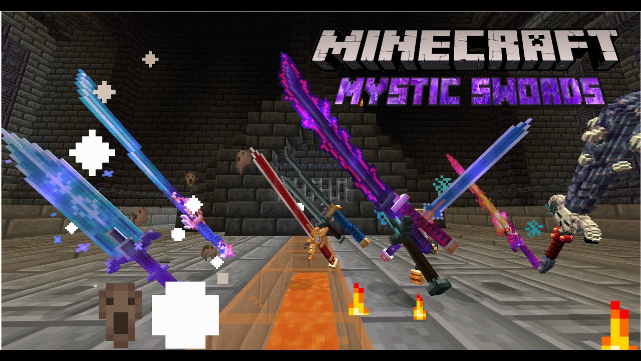 New Swords in Minecraft Pocket Edition (Ultimate Sword Addon That Adds More  Swords!) 