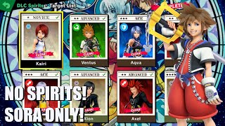 Completing the KH Spirit Board without using Spirits as SORA! - Super Smash Bros. Ultimate