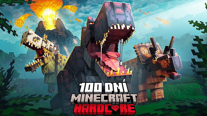 Přežil jsem 100 DNÍ v JURSKÉM SVĚTĚ v Minecraftu... A tohle se stalo