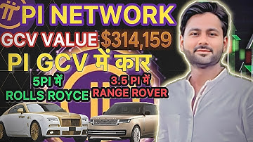 Pi network gcv 314159$ में 5pi में Rolls Royce car।3.5Pi के payment में Range Rover car खरीदी गई है