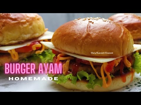 Resep Burger Ayam Homemade