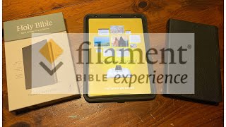 NLT Filament Bible Thinline Leather