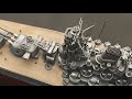 1/350 Tamiya YAMATO RC departs. 1:350 ラジコン戦艦大和 試航海ー１