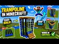 How to Build an Easy Trampoline in Minecraft!#Minecraft #1000subscriber #1millionviews #viral
