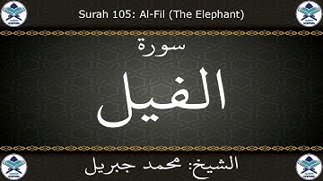 القرآن الكريم بصوت محمد جبريل - سورة الفيل