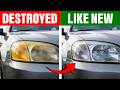 The German Trick That Turns Destroyed Headlights Like New — Do This Before Replacing Them