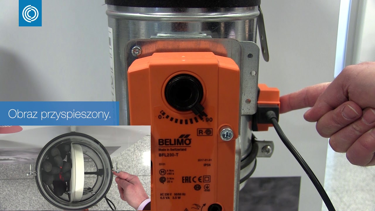 Testowanie klap z siłownikiem elektrycznym