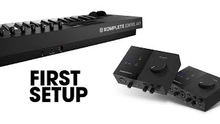 Native Instruments | Setting up your First Interface & Midi Controller!