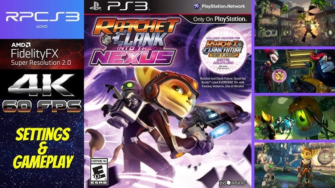 All the Ratchet & Clank PS3 exclusive games can now run on the Playstation 3  emulator, RPCS3