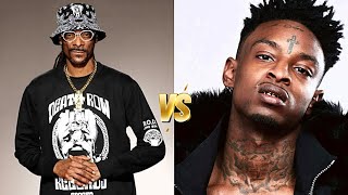 Snoop Dogg VS 21 Savage - Lifestyle Battle
