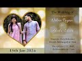 Nelson rayan weds anisha elvira