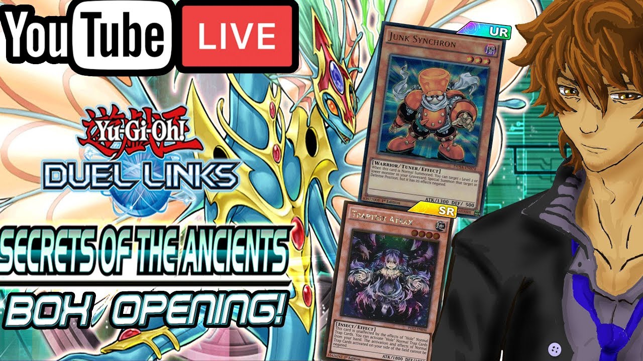 SECRETS OF THE ANCIENTS BOX OPENING! Yu-Gi-Oh! Duel Links aRenG Life