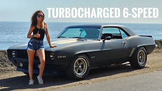 Learning StickShift In A 1969 Camaro – Turbocharged LS 6Speed