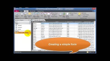 tutorial Microsoft Access database (Software online) 2014