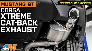 2024-2025 Mustang GT Corsa Performance Xtreme Cat-Back Exhaust Review & Sound Clip