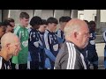 Hommage des joueurs à Eric Roy