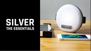 ECO Essential - SILVER - Solar Lantern & Phone Charger