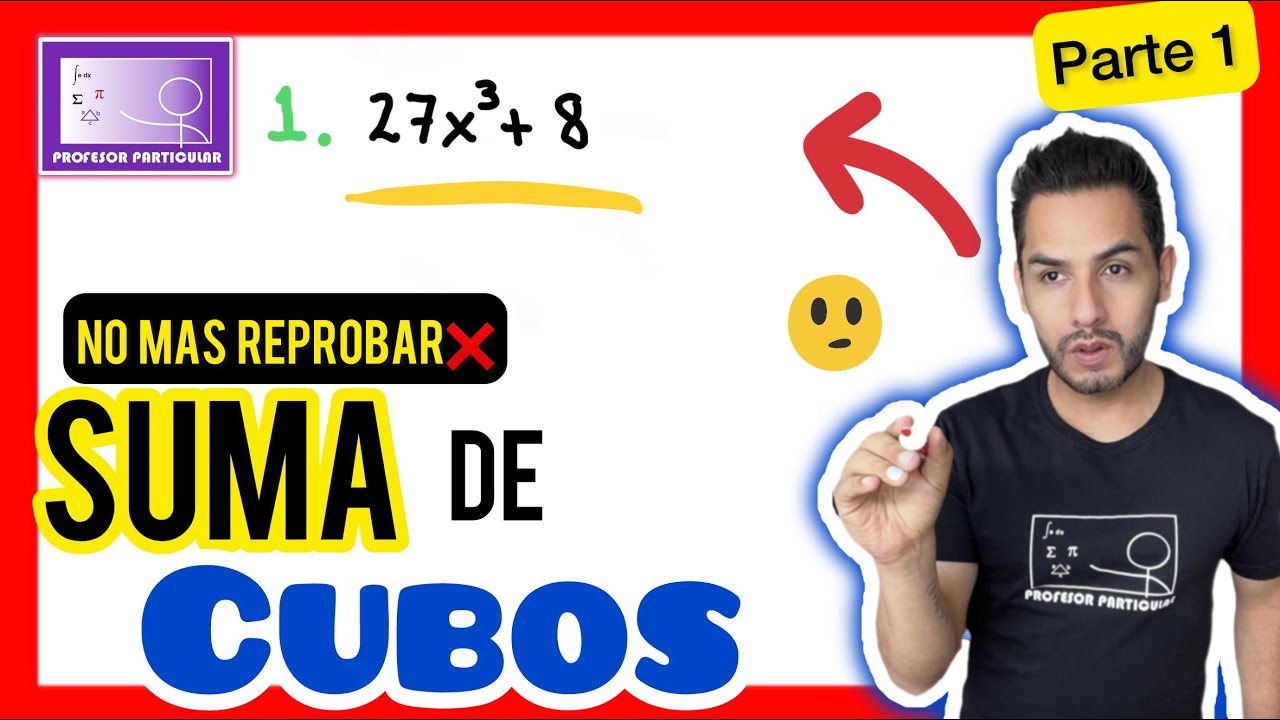 ​✅​​SUMA o DIFERENCIA de Cubos Perfectos Ejemplos [ 𝘼𝙥𝙧𝙚𝙣𝙙𝙚 𝙙𝙚𝙨𝙙𝙚 𝙘𝙚𝙧𝙤😎​🫵​💯​​] Álgebra Factorización