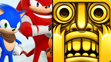 Sonic Dash 2 Sonic Boom VS Temple Run 2 - new gameplay 2017