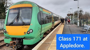 171401 departs Appledore for Ashford International. 22/2/22.