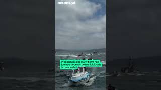 Galicia rinde homenaje a la Virgen del Carmen, patrona de los marineros, con flores y procesiones