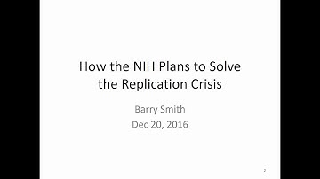 How the NIH Plans to Solve the Replication Crisis
