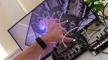 random noise 052 Bastl Softpop SP2, Korg NTS-1, video monitor feedback