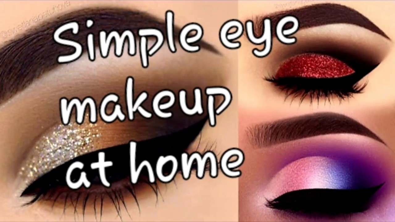 Ghar Par Parlour Jaisa Eye Makeup Kaise Kre YouTube
