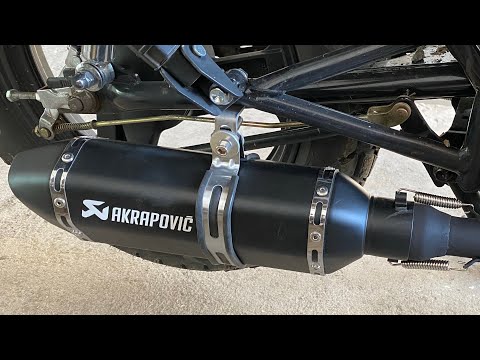 Прямоток ACRAPOVIC на Jordan Evo (альфу, дельту и т.п.) 110CC двигатель