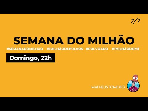 SEMANA DO MILHÃO - O ÚLTIMO DIA - Dia 7 - Bolsas de estudos, Convidados, mentorados e muito mais - SEMANA DO MILHÃO - O ÚLTIMO DIA - Dia 7 - Bolsas de estudos, Convidados, mentorados e muito mais