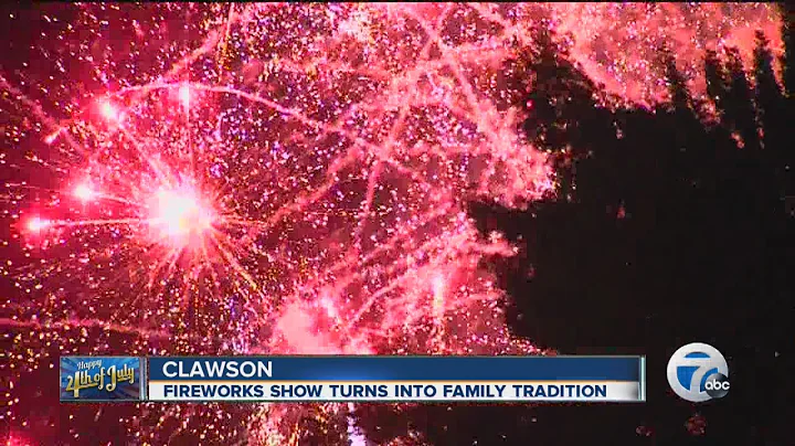Firework show in Clawson brings out big crowds
