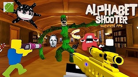 Alphabet Shooter Survival FPS - Android Gameplay FHD