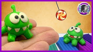 ЛЕПИМ АМ НЯМА ИЗ ПЛАСТИЛИНА | Видео Лепка | Cut the Rope - Om Nom Stories