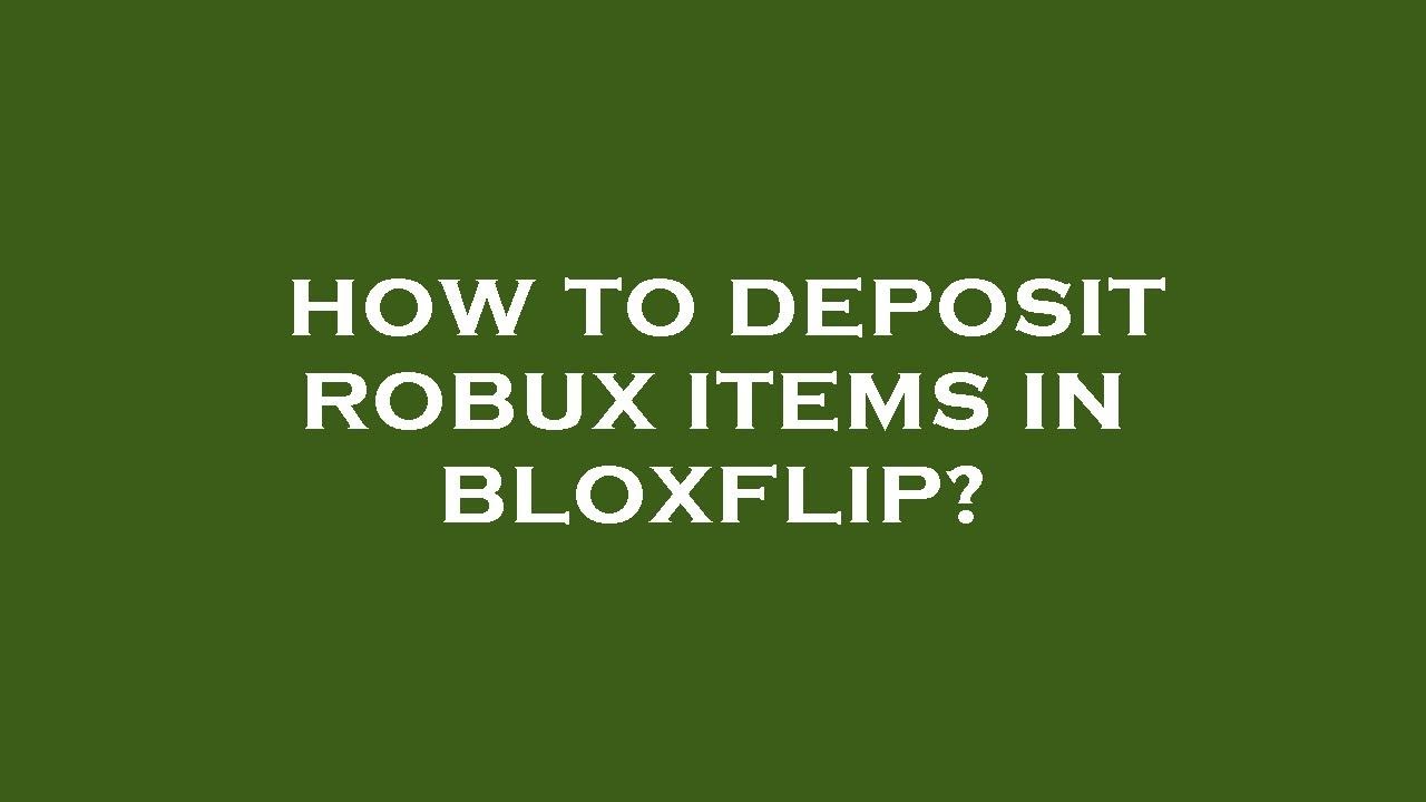 Bloxmoon I HOW TO DEPOSIT I ( ROBLOX ACC ROBUX DEPOSIT TUTORIAL