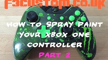 How to Spray Paint Your Xbox One Controller Part 2 By F3custom.co.uk