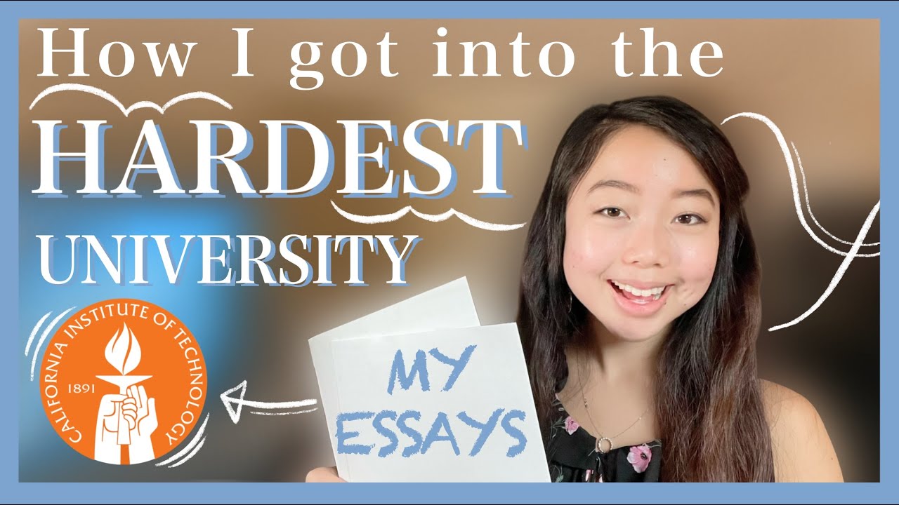 the essay that got me into caltech