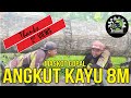 Ojek kayu palang mengangkut kayu 8 M ||ekstrim|| (part ll)