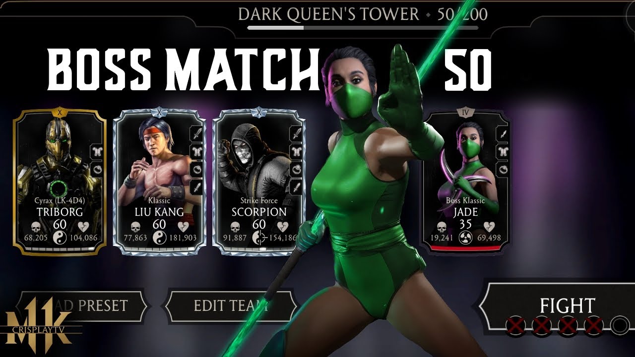 Boss Match 50. The Speed Queen! Dark Queen's Tower MK Mobile. 46-60