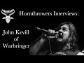 Capture de la vidéo John Kevill ( Warbringer) Interview - 27/04/23