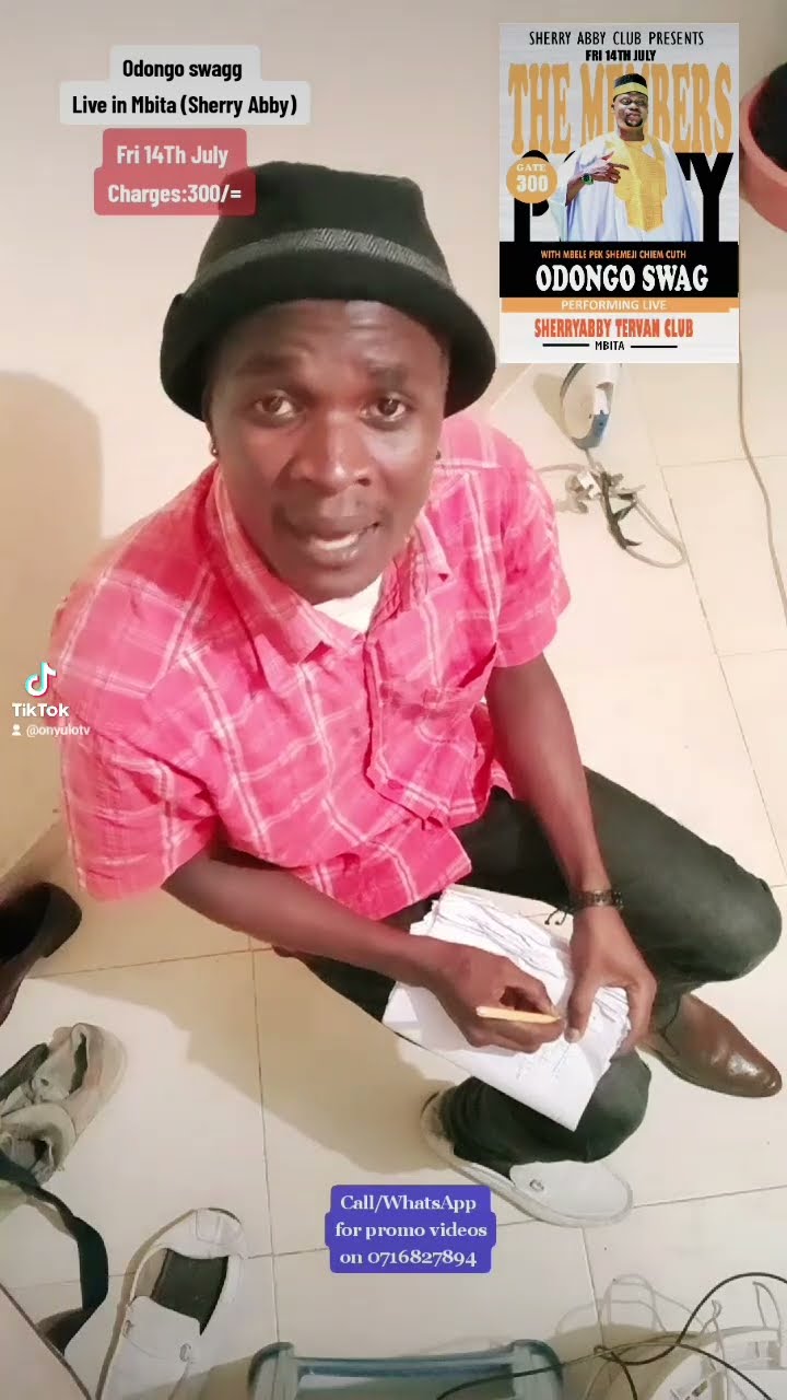 @odongoswagg in Mbita Sherry Abby advert by @ONYULOTV - YouTube