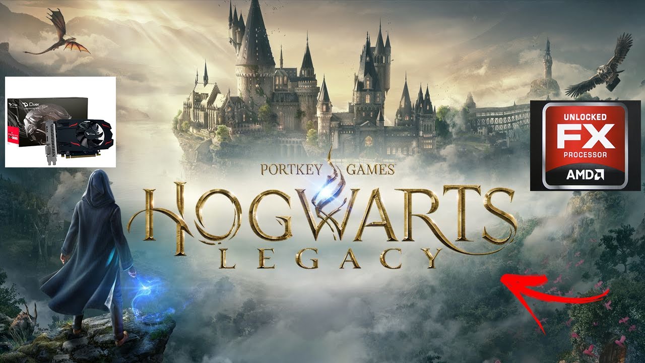 HOGWARTS LEGACY na RX 550 4GB Vram + FX-6300 3.5GHz & 10GB Ram! 