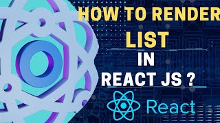 React Js - How to render a List in React Js? #reactjs | #rendering | #react | #list |#reacttutorial
