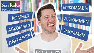 Wortschatz erweitern | Verben mit -kommen als Wortstamm | Deutsch B1 - C1 Teil I