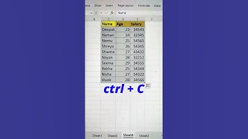 Paste Excel Data As Picture In MS Word 🔥 | Useful Excel And MS Word Tricks 💯 #shorts #data #bytetech