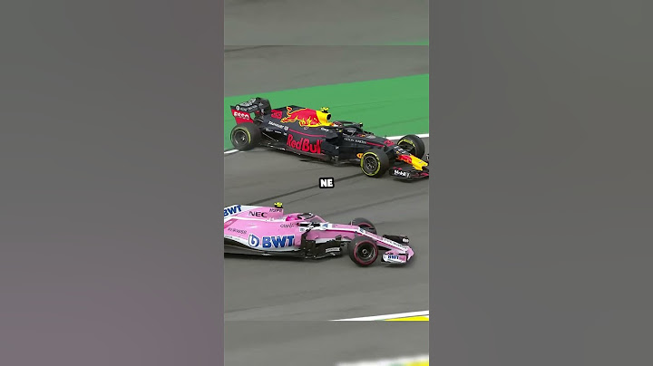 Le jour où Ocon a provoqué la fureur de Verstappen!