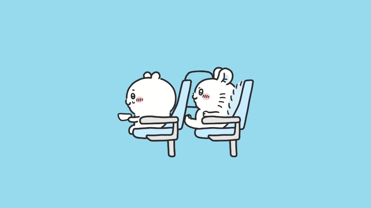 新幹線でモモンガにひたすら席蹴られるちいかわ